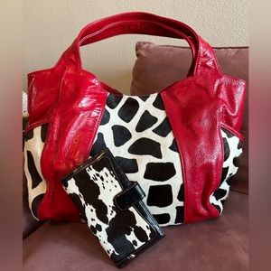 Cowhide Purse & Wallet!